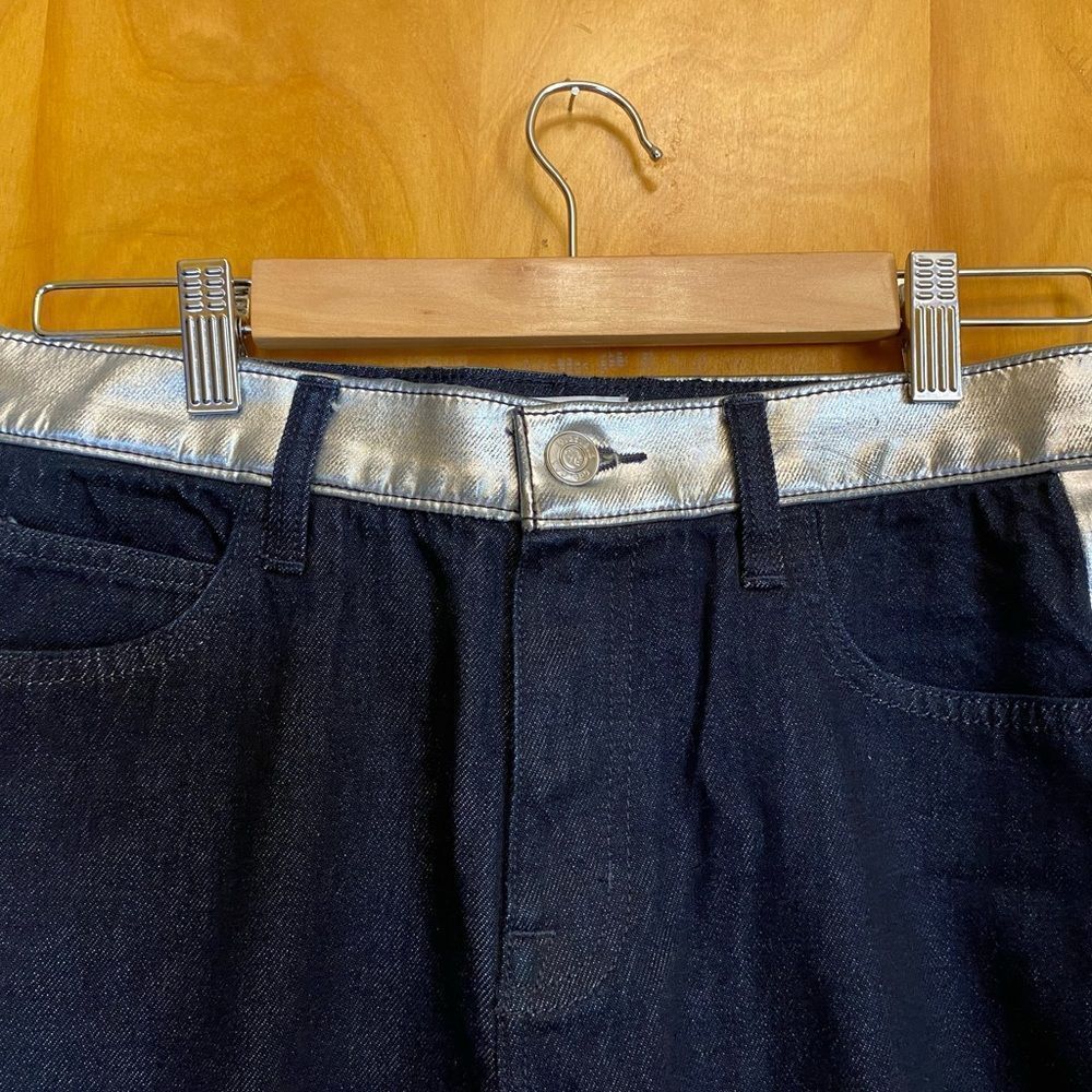 Current Elliott The Fling High Rise Jeans/ Silver color Womens SIZES, 27 - Picture 4 of 8
